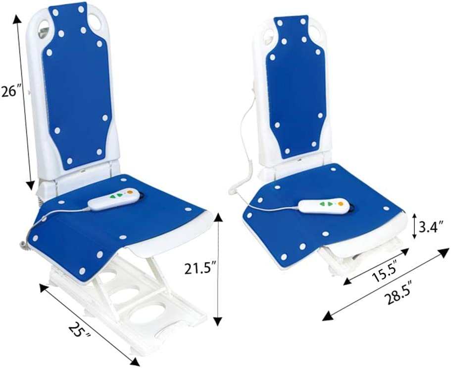 Electric Chair Lift by Mobi-Lift, Fall and Get Up from Floor, Raises Up To  20 to Help You Stand Up Again, Weight capacity up to 300 LBS, Item Weight  30 LBS 